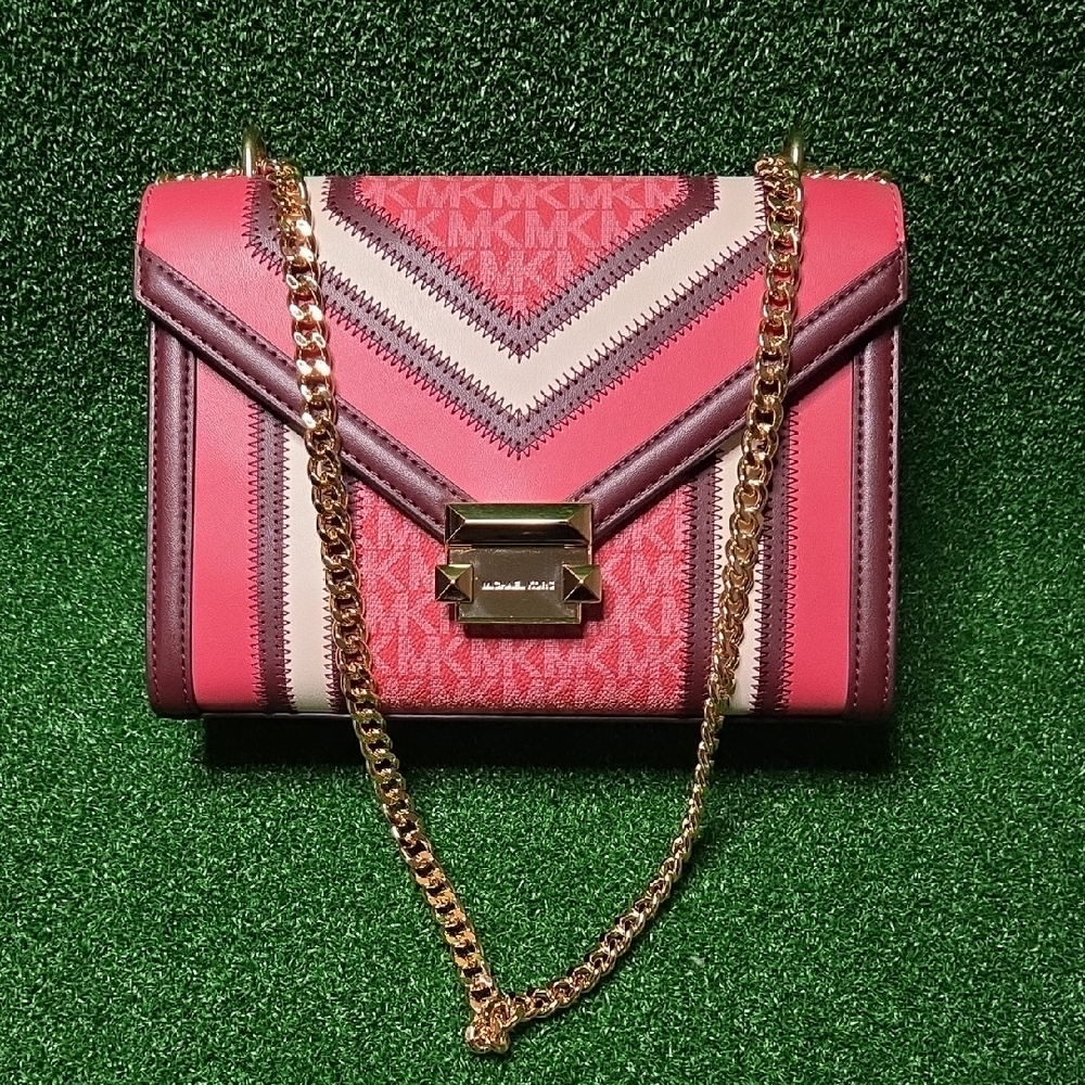 Michael Kors Whitney Medium Flap Chain Shoulder Bag NWT